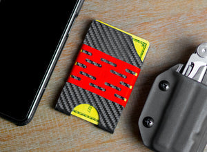 Portefeuille Clip &amp; Carry Slydex Kydex EDC - Fibre de carbone noire