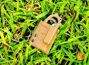 Gaine Kydex Clip &amp; Carry : Leatherman Raptor Rescue - Fibre de carbone marron