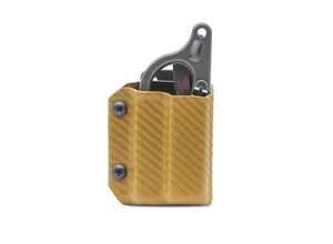 Gaine Kydex Clip &amp; Carry : Leatherman Raptor Response - Fibre de carbone marron