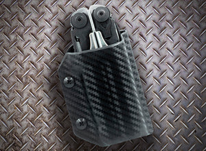 Étui Kydex Clip &amp; Carry : Leatherman Surge - Fibre de carbone noire