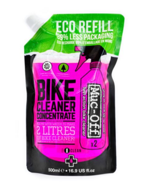 Concentré nettoyant pour vélo Muc-Off Nano Gel, emballage écologique 500 ml