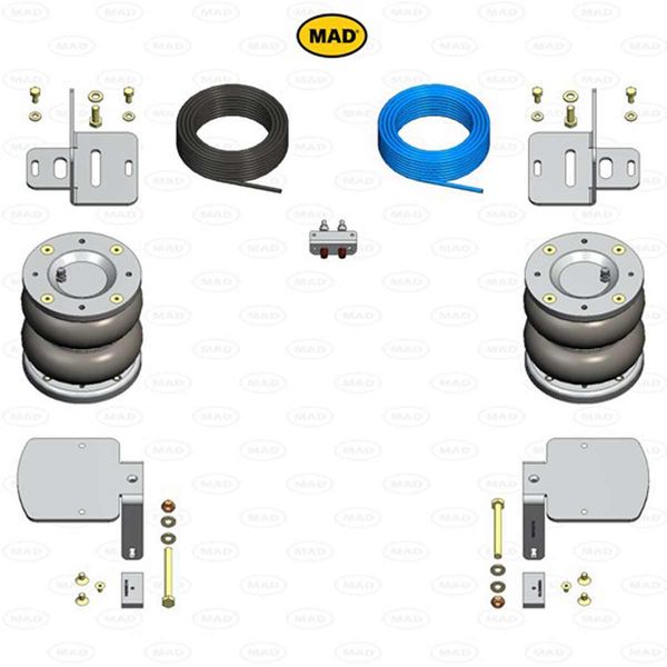 MAD Air Master Basic Suspension Kit FWD Transit V363 08/13 (nur Van)