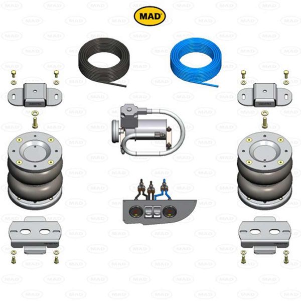 MAD Air Master Comfort Federungsset FWD X250-X290 (mit Fahrgestellkabine)