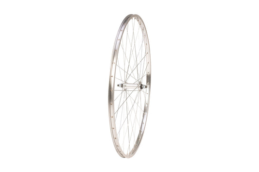 Tru-build Wheels Roue avant 27, moyeu en alliage, jante à paroi simple, 36H, argent