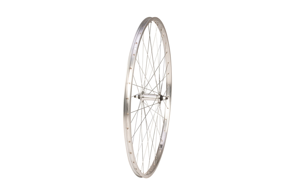 Tru-build wheels 700C Front Wheel, Alloy Hub, Single Wall Rim, 36H, Silver