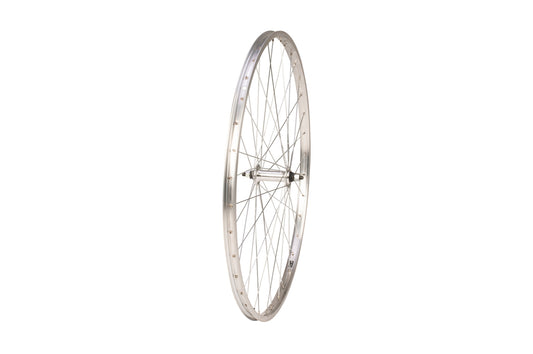 Tru-build Wheels Roue avant 700C, moyeu en alliage, jante à paroi simple, 36H, argent