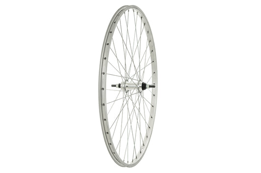 Tru-build Wheels Roue arrière 26 x 1,3/8, argent, simple paroi - utilisation urbaine, Si