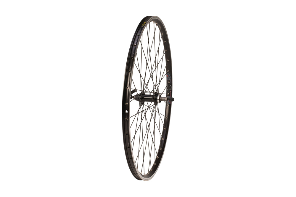 Tru-build Wheels Roue arrière 700C, jante Mach1 240, noire, moyeu à visser (QR)