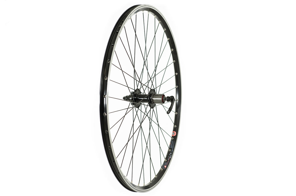 Tru-build wheels 700C Rear Trekking Disc Wheel 700c, 8/9 Spd Cassette, Black