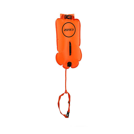 Zone3 Swim Safety Buoy/Dry Bag 28L Neon Orange