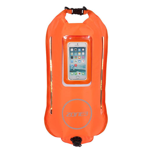 Zone3 2 LED Light Dry Bag Boje (28L) Orange