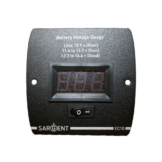 Sargent EC10 Digitales Bedienfeld-Batteriespannungsmessgerät