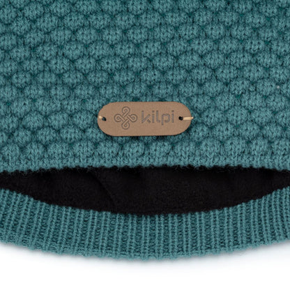 Kilpi ALPINA-Bonnet Pom Femme -Vert foncé - taille unique