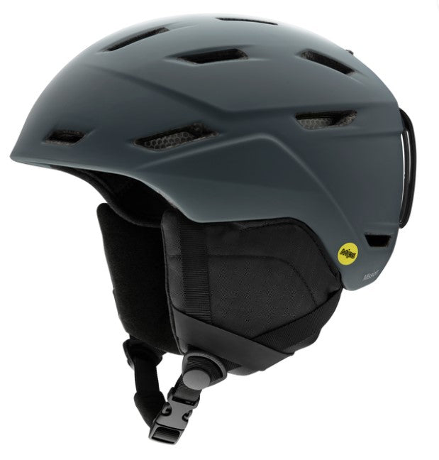 2022 SMITH SNOW MISSION MIPS HELMET - MATT CHARCOAL GREY