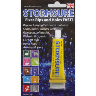 Stormsure Flexibler Reparaturkleber, 28 g Tube – Schwarz