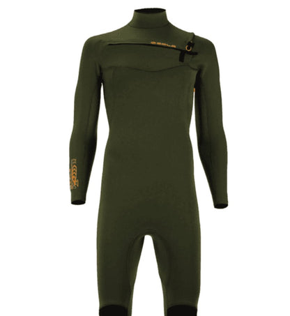 Sola Herren H2O 3/2mm Front Zip Ganzanzug – OLIVE