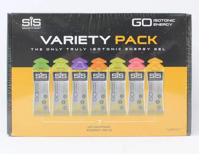 SiS Isotonic Energy Gel Variety Pack, (7 x 60 ml)