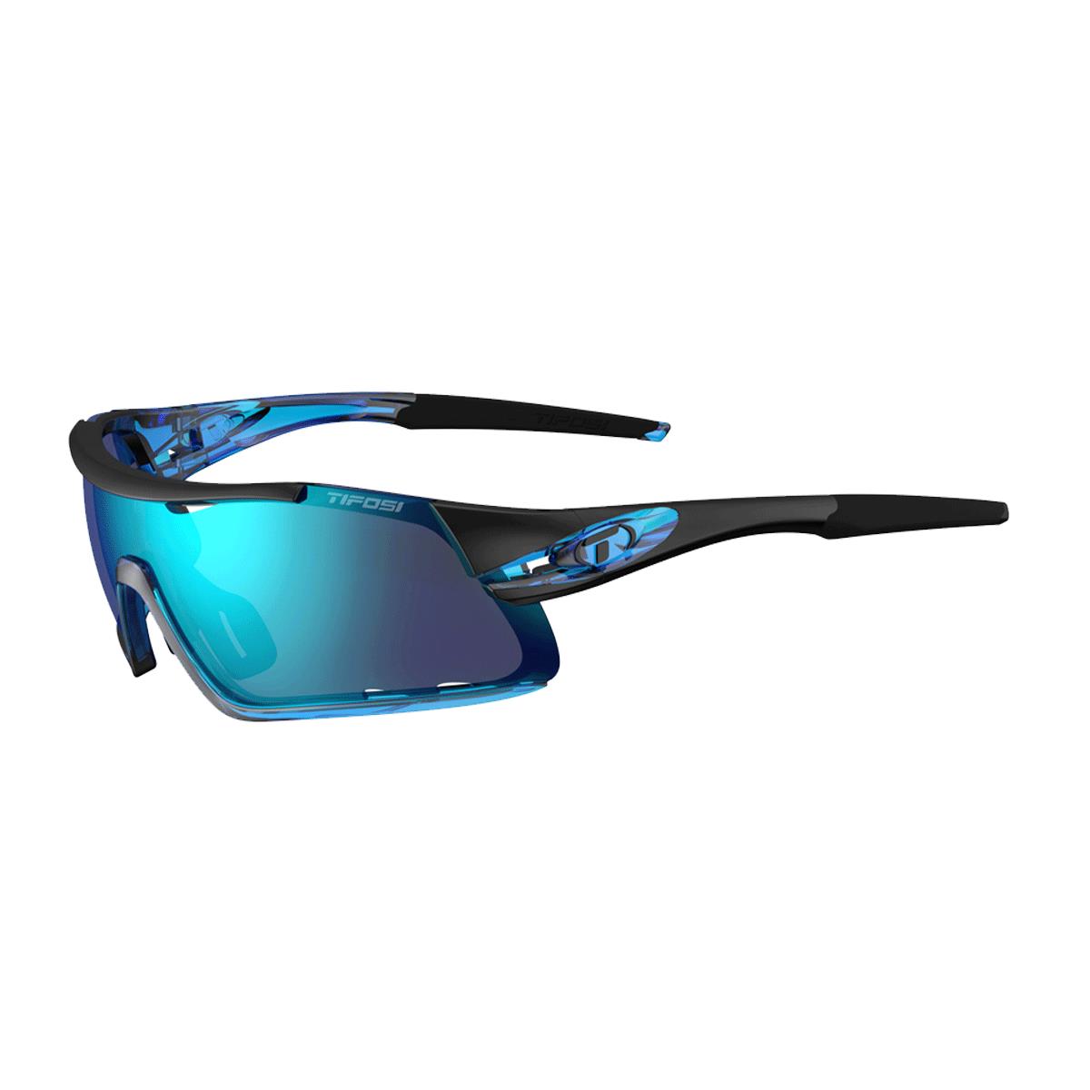 TIFOSI DAVOS AUSWECHSELBARE SONNENBRILLE MIT BLAUEN GLÄSERN IN CLARION