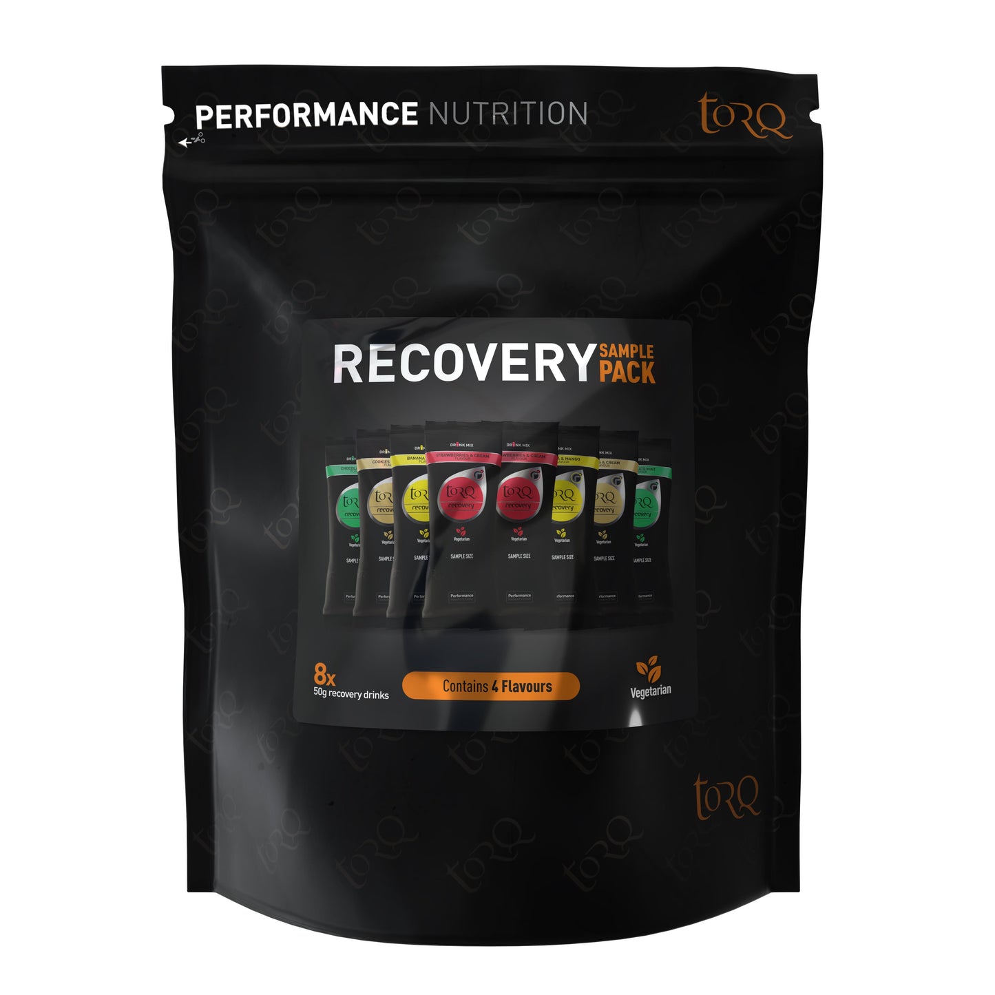 PACK D'ÉCHANTILLONS DE BOISSON TORQ RECOVERY (SACHET DE 8)