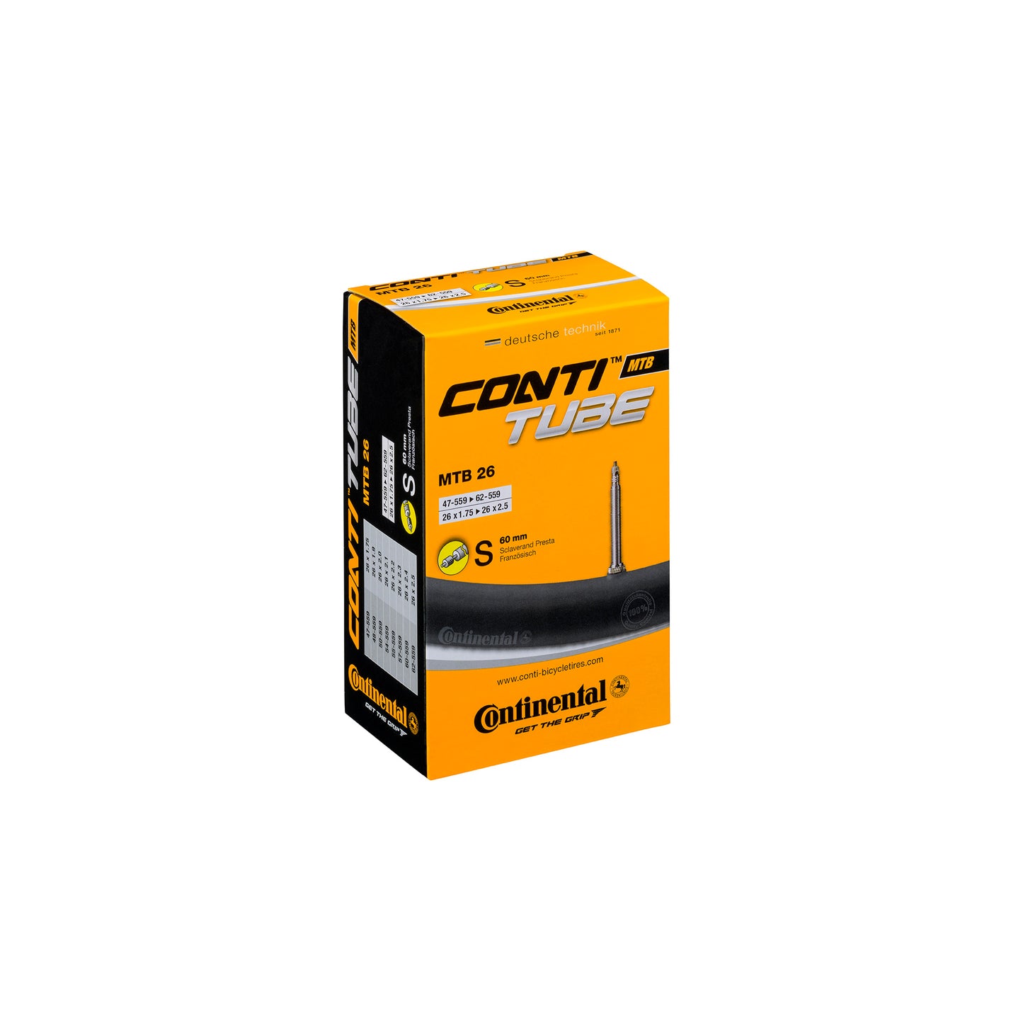 CONTINENTAL MTB-ROHR – PRESTA 60-MM-VENTIL