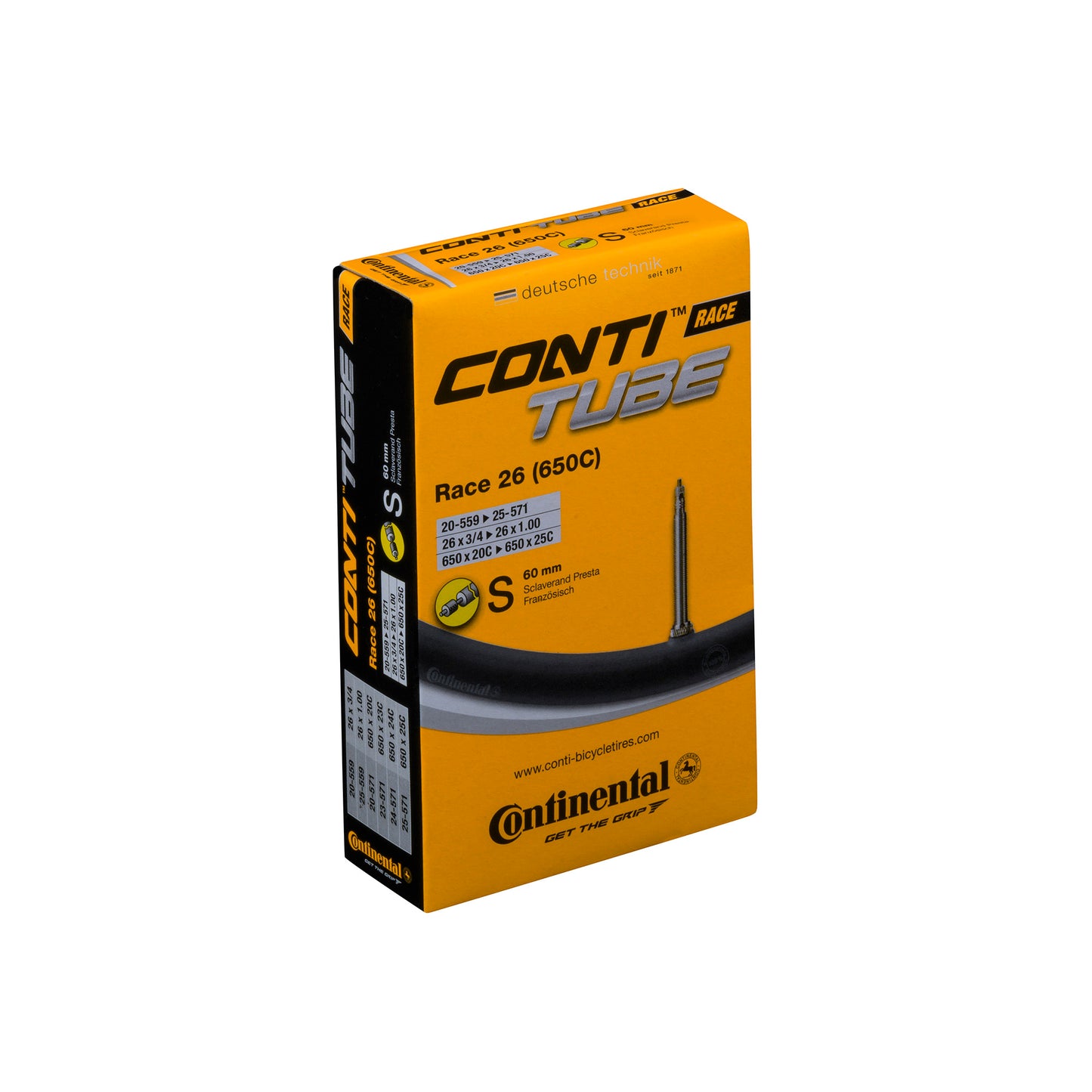 CONTINENTAL RACE ROHR – PRESTA 60-MM-VENTIL