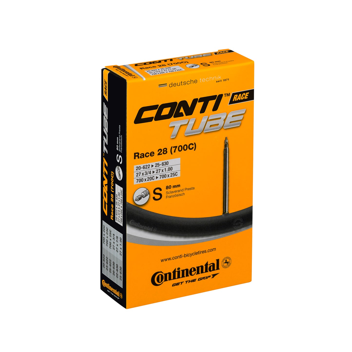 CONTINENTAL RACE ROHR – PRESTA 80-MM-VENTIL