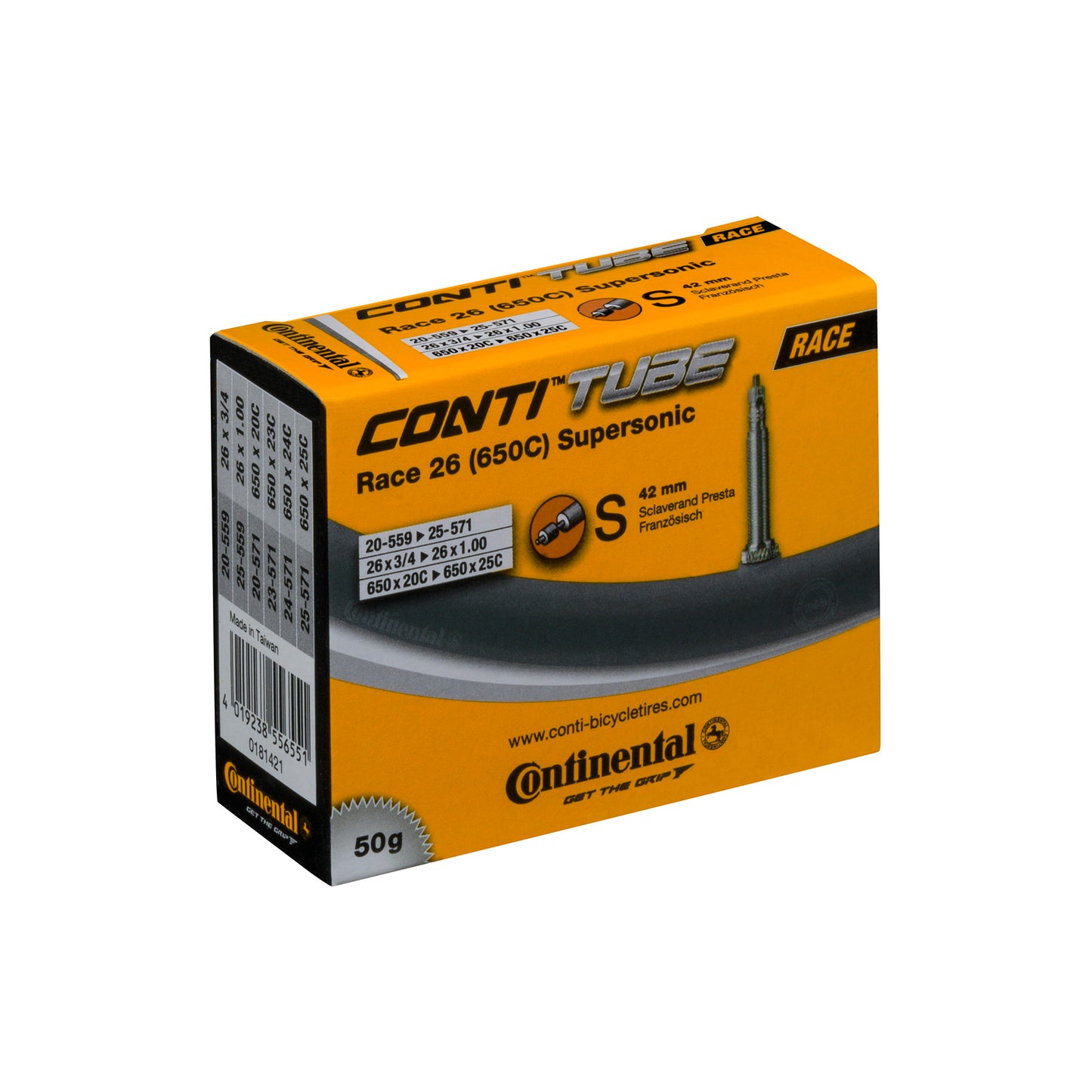 CONTINENTAL RACE ROHR SUPERSONIC – PRESTA 42MM VENTIL