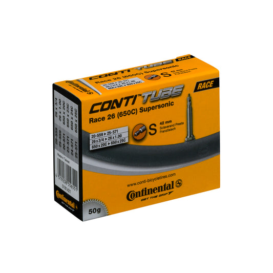 TUBE DE COURSE CONTINENTAL SUPERSONIC - VALVE PRESTA 42MM