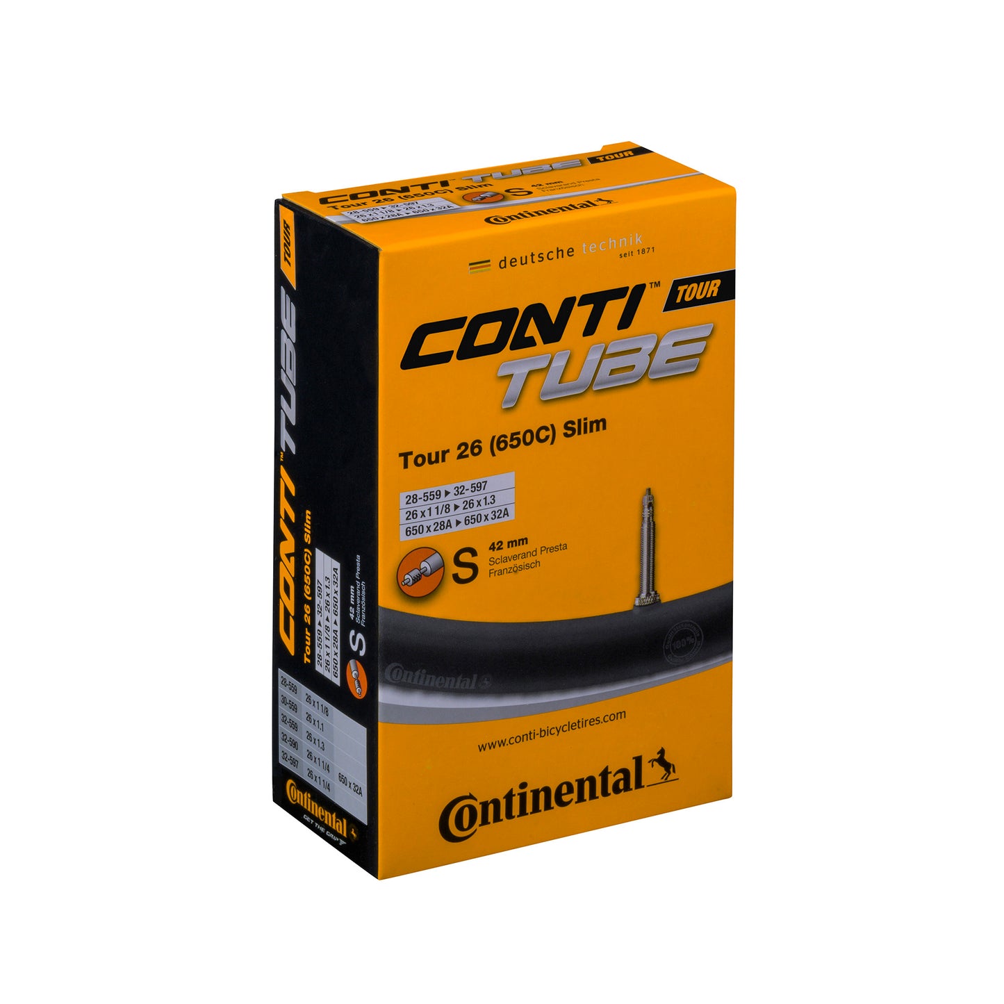 CONTINENTAL TOUR ROHR – PRESTA 42-MM-VENTIL