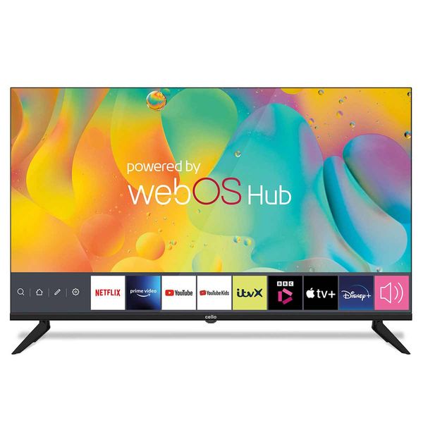 Téléviseur WebOS intelligent Full HD Cello 43Ó avec lecture Freeview