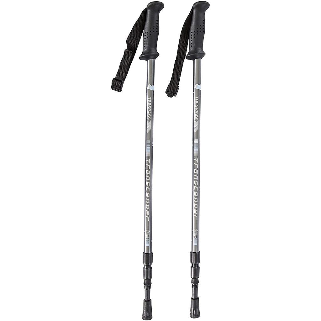 Trespass Transduo Walking Pole (2pcs)  Graphite