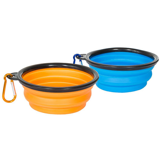 Trespaws Sippy Collapsible Dog Bowl  Assorted
