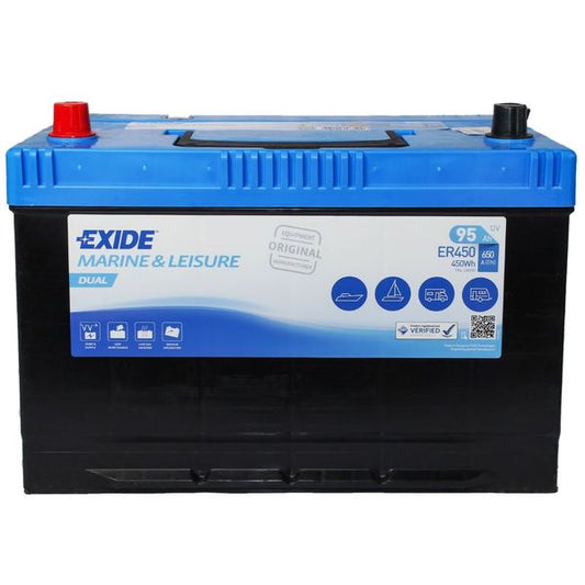 Exide ER450 12V FLA Batterie 95Ah