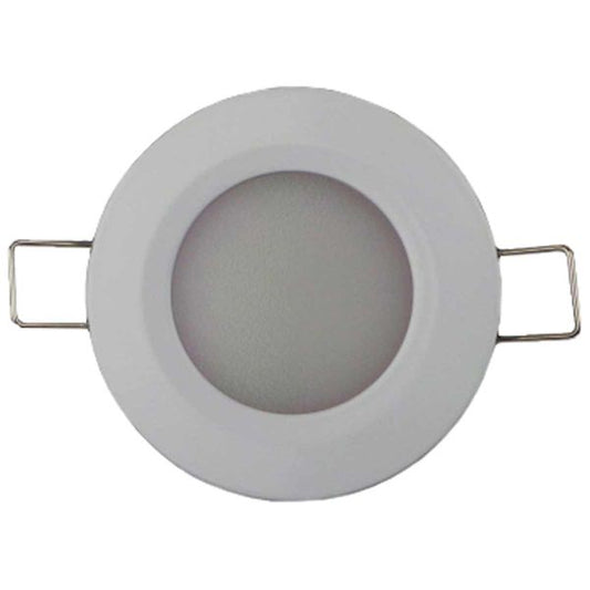 Schlankes weißes LED-Downlight für Einbaumontage (Warmweiß/Touch-dimmbar)