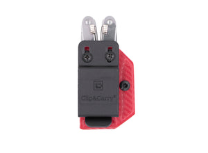Étui Kydex Clip &amp; Carry : Victorinox Spirit - Fibre de carbone rouge
