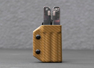 Gaine Kydex Clip &amp; Carry : Victorinox SwissTool - Fibre de carbone marron