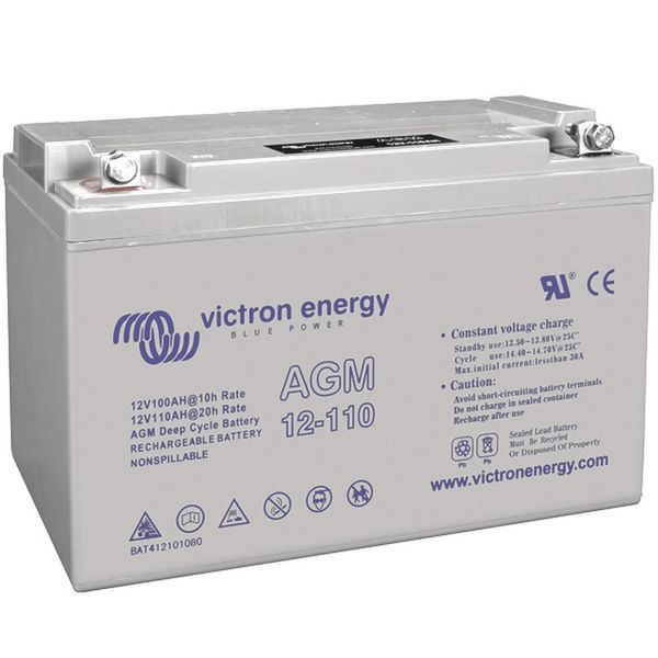 Victron 110 Ah AGM Deep Cycle Batterie (12 V)