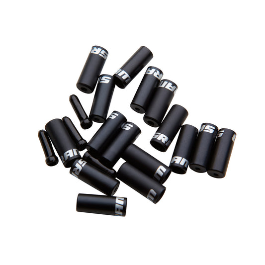 SRAM Zwingensatz, Aluminium, schwarz – inklusive Schalthebel, 4,0 mm, 10 Stück, Bremse 5,0 mm, 6 Stück, Kabelspitze, 4 Stück