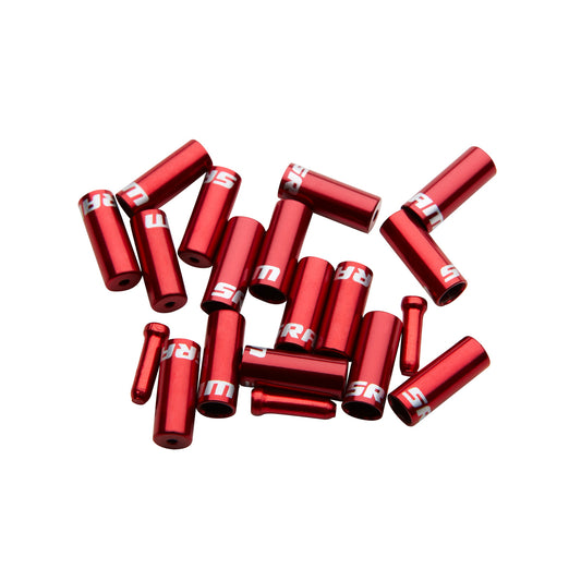 SRAM Zwingensatz, Aluminium, Rot – inklusive Schalthebel, 4,0 mm, 10 Stück, Bremse 5,0 mm, 6 Stück, Kabelspitze, 4 Stück