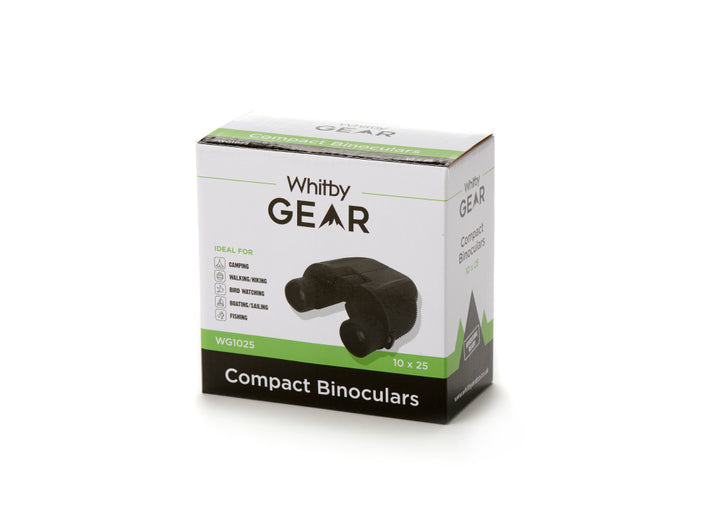 Whitby Gear 10x25 Compact Binoculars