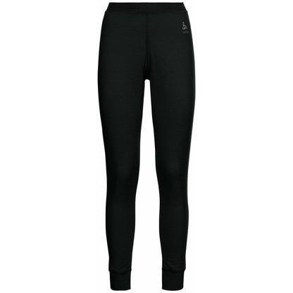 Odlo Women's NATURAL 100% MERINO WARM Base Layer Pants - Black