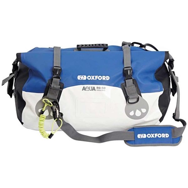 Oxford Aqua Roll Bag RB-50 (White/Blue / 50 Litre)