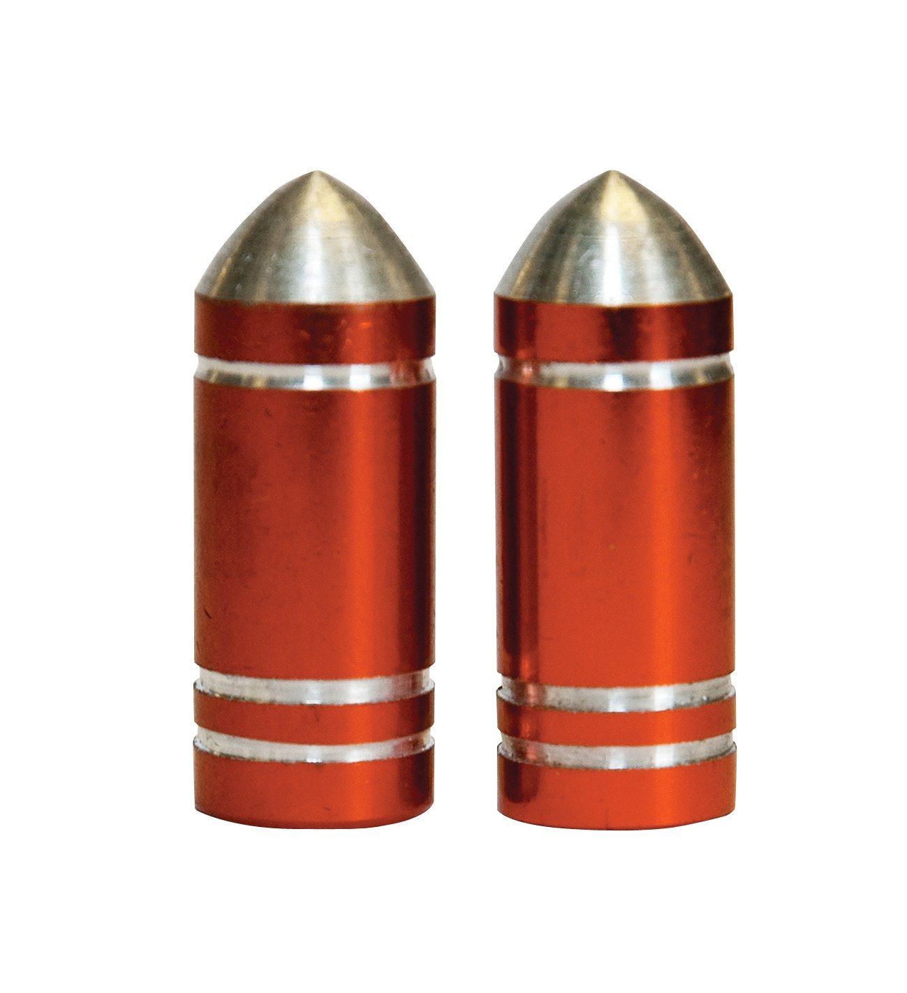 - BOUCHONS DE VALVE BULLET - ORANGE (2)