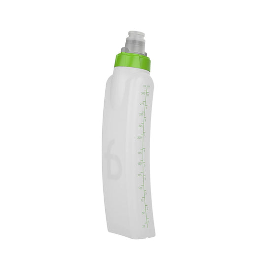 FlipBelt Arc Water Bottle White/Green 300ml