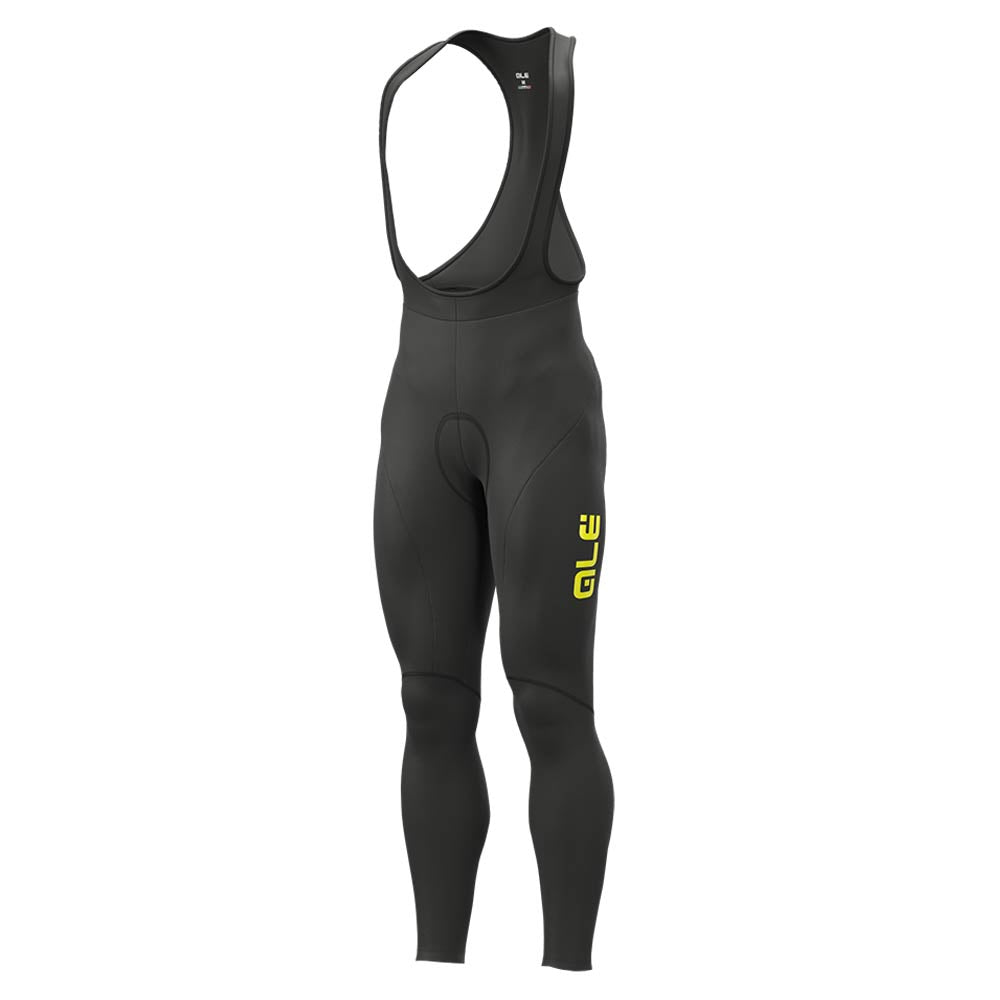 Ale Winter Solid Bibtights Black/Yellow XS