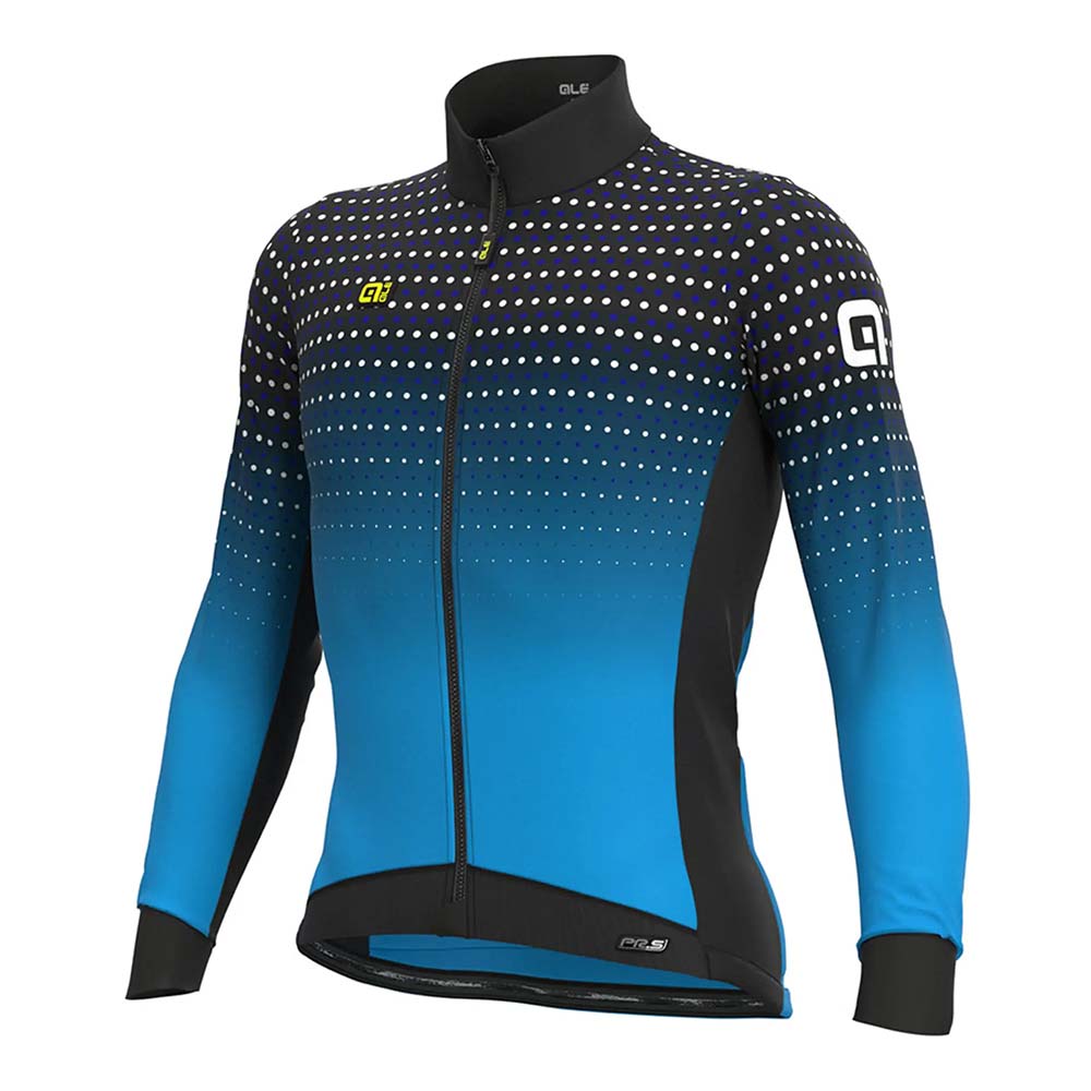 Maillot Ale Bullet PR-S LS Noir Cyan XS