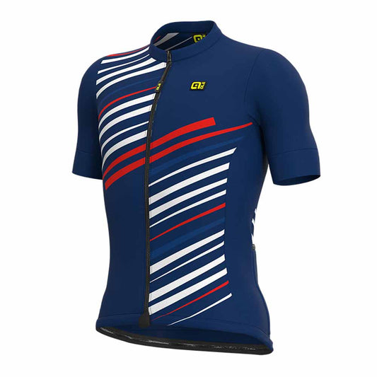 Maillot SS Ale Flash Solid Bleu S