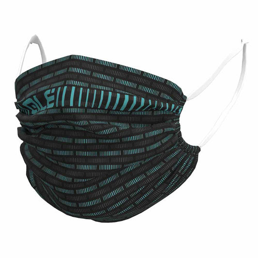 Ale Face Mask Green Road Black/Turq