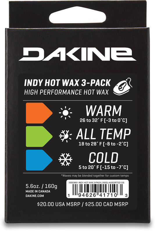 DAKINE INDY HOT WAX 3-PACK (160G)