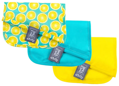 ChicoBag Snack Time Reusable Food Bags - Lemon